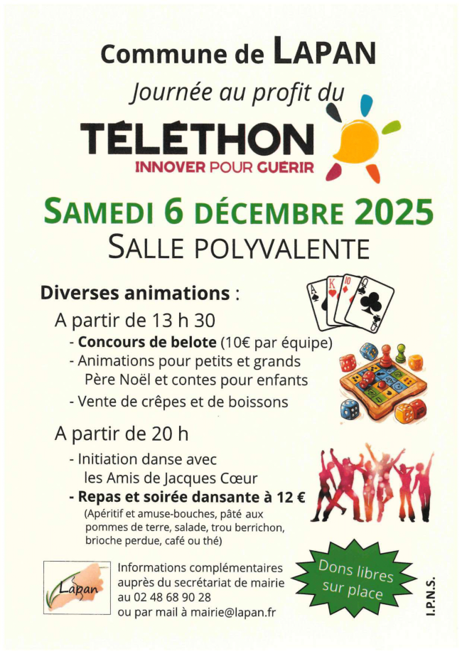 Affiche Téléthon 2025 1