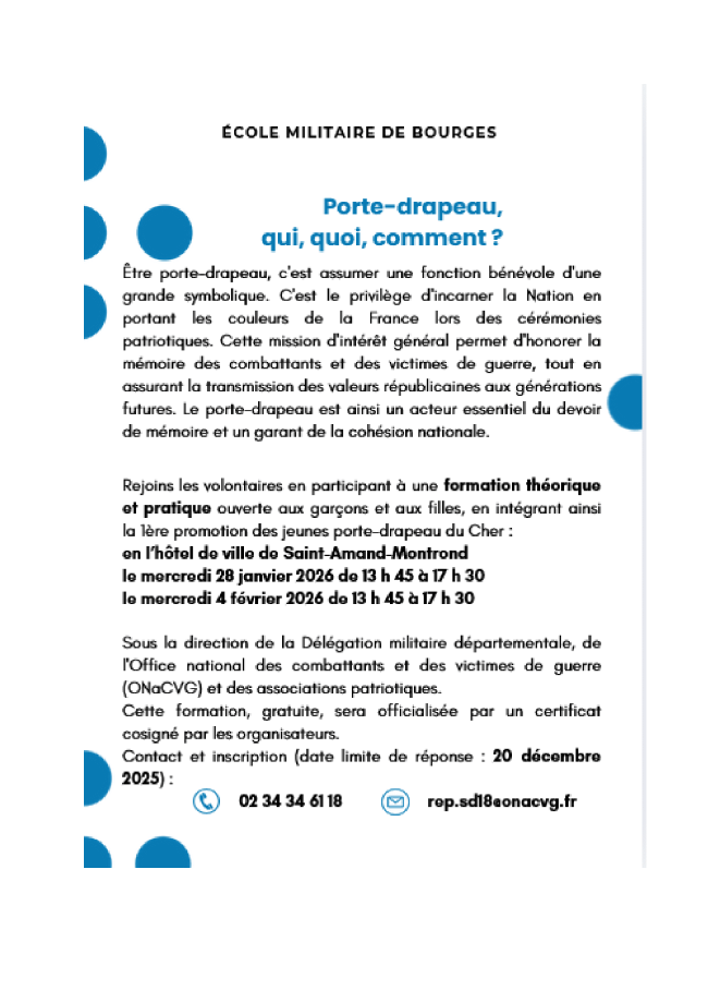 Outils de communication 2e promotion Ecole du porte drapeau 2026 2s