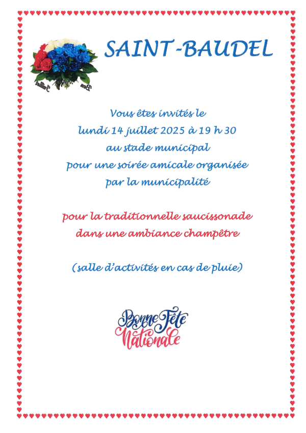 invitation fête du 14 juillet 1